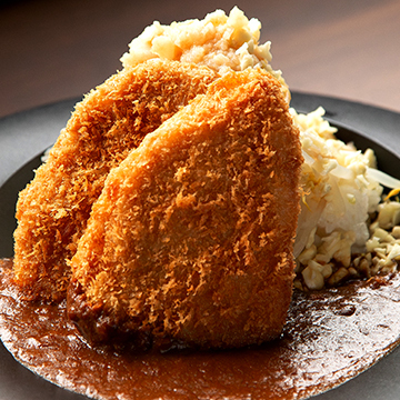 背徳ロースかつカレーW（2枚乗せ）