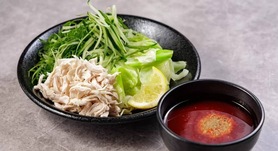 【冬限定】【温】広島つけ麺　ささみ