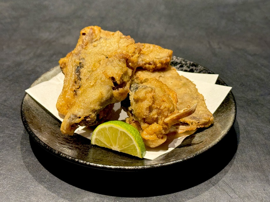 いいフグが入ったので。天然フグの唐揚げ