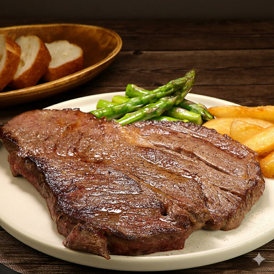 ブラックアンガスのジャンボステーキ‼︎400g〈和風ソース〉