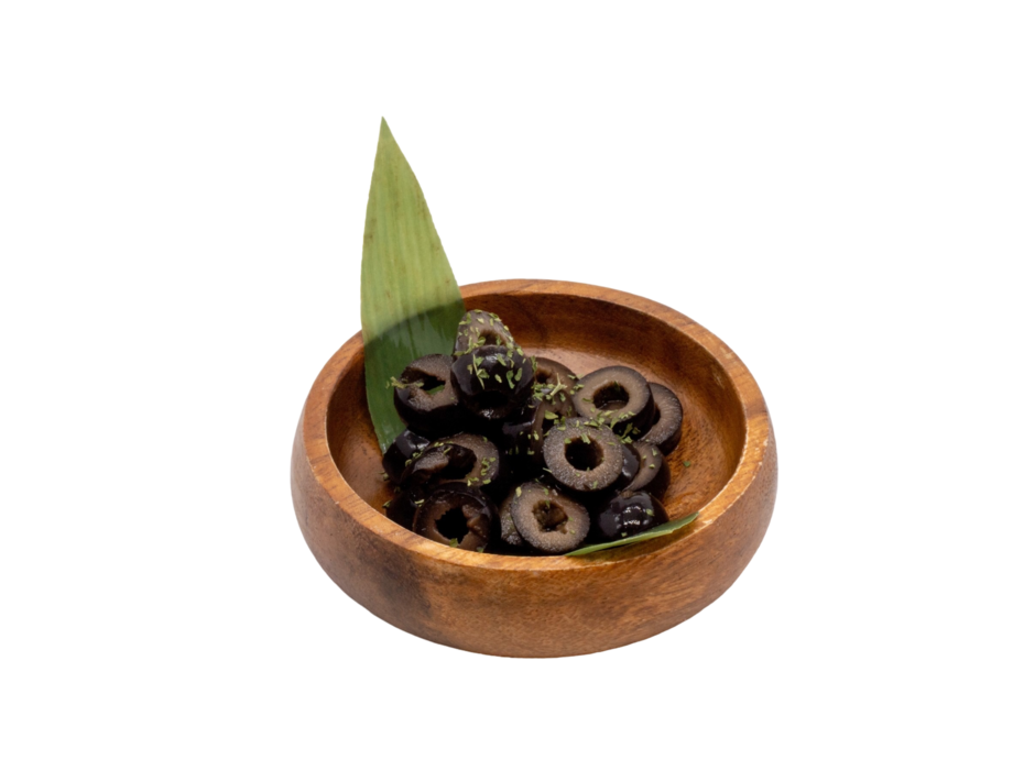 普通のオリーブスライス