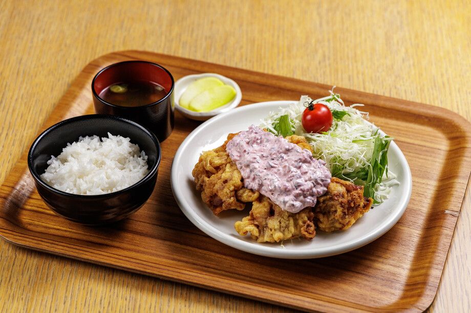 しば漬けタルタルのチキン南蛮定食