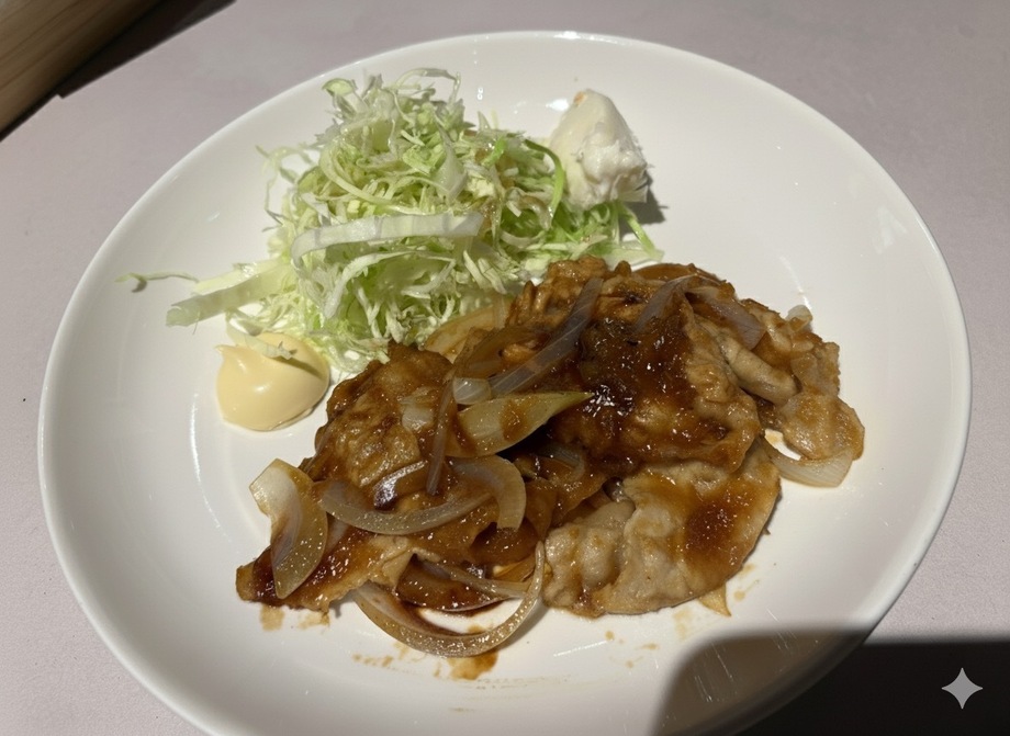 今週の賄い飯　しょうが焼き