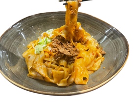 汁なし混ぜ担々麺