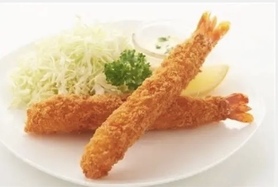 おっきいエビフライランチ