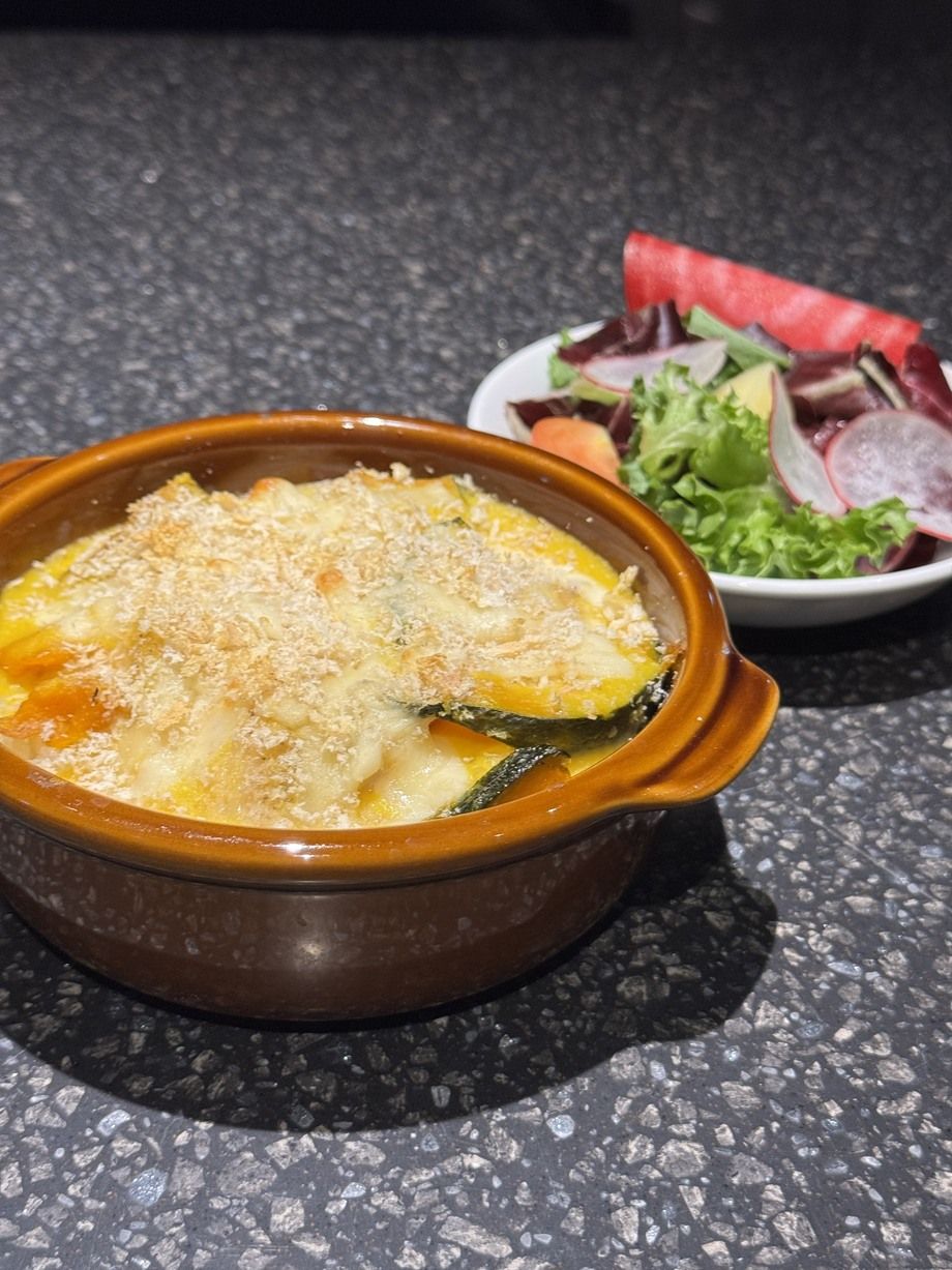 【無くなり次第終了❗️】かぼちゃと柔らか鶏もも肉のドリア　※サラダ付き