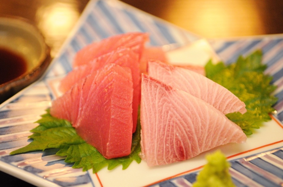 天然もの刺身（時価）