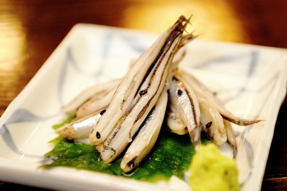 きびなごの酢漬け（570円）