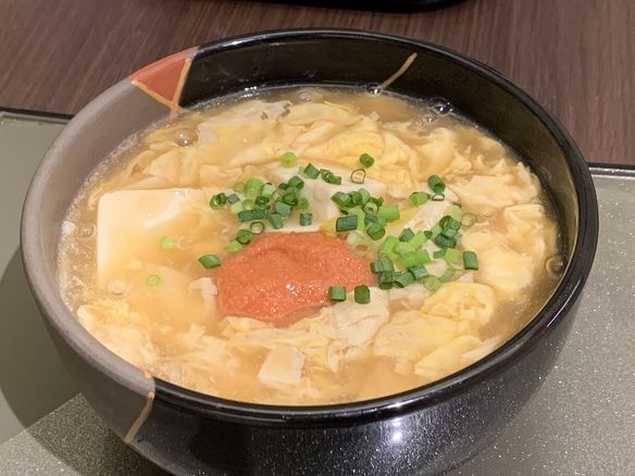 明太ゆば玉あんかけうどん