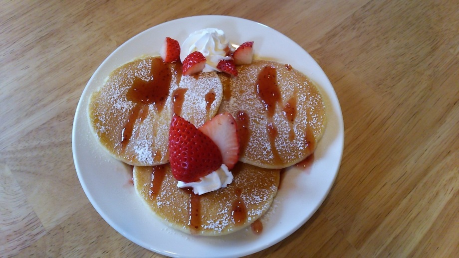 もっちりパンケーキ(イチゴ)