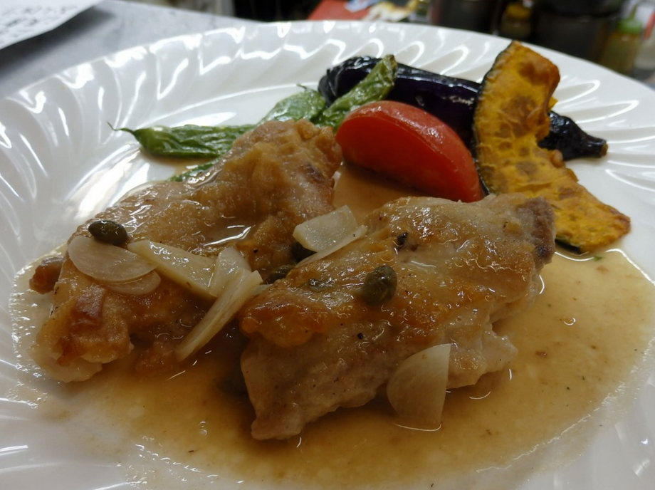 鶏肉のソティ アンチョビ風味