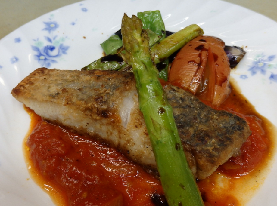 スズキのソティ カチャトラ風