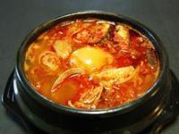 純豆腐チゲ定食（９８０円）