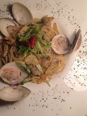 魚介のペペロンチーノ