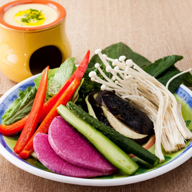 有機いろいろ野菜のバーニャカウダ