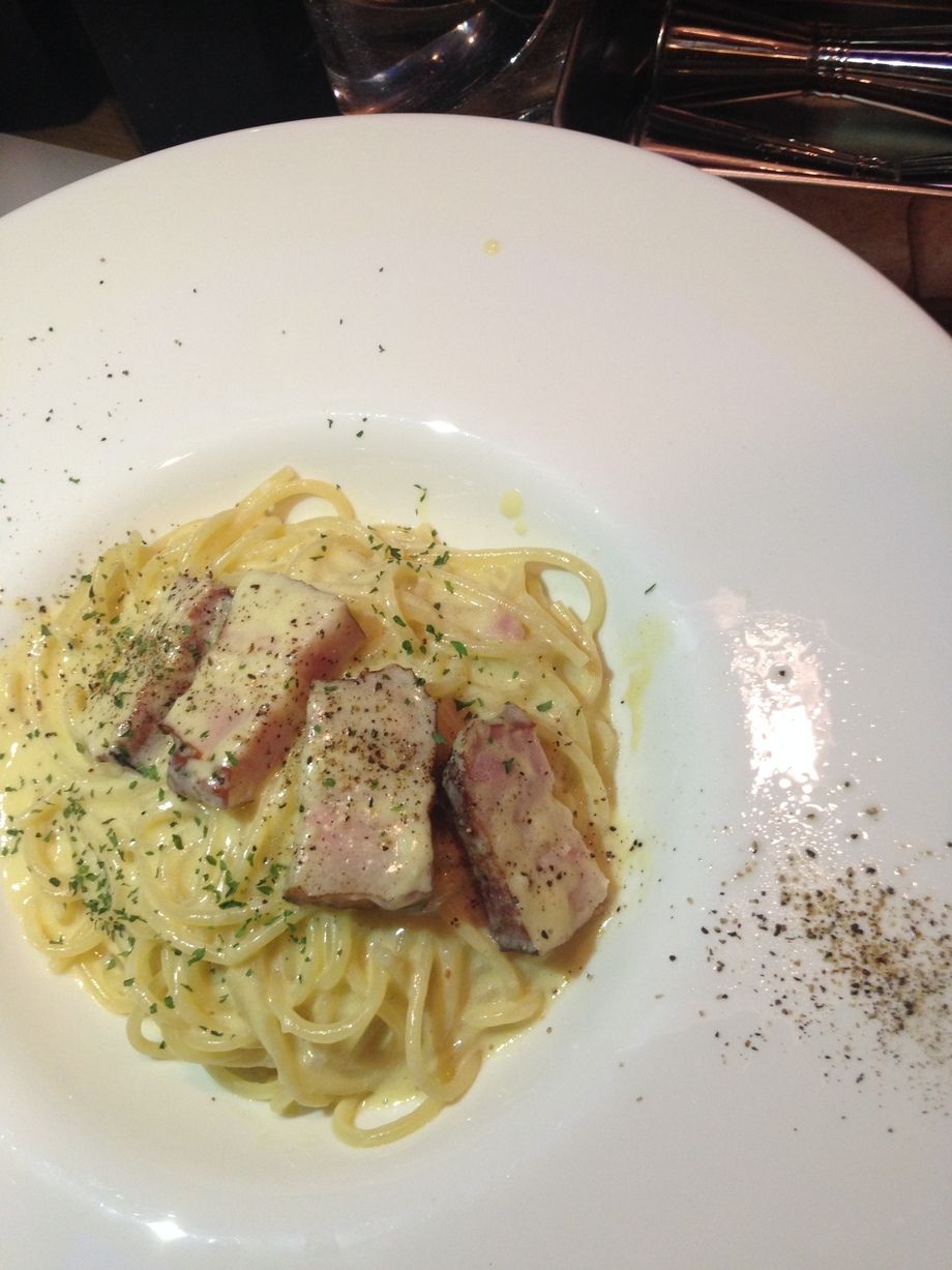 【人気No.1】スモーキーカルボナーラ（¥980）