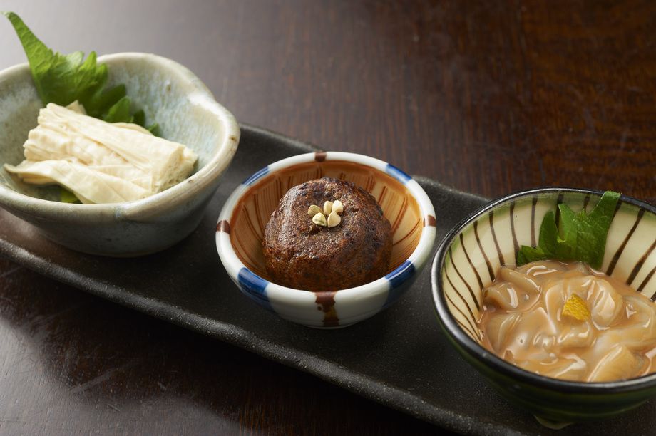 肴『酒の肴三種盛り』