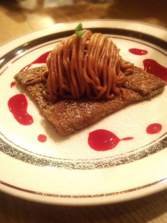 本日のデザートガレット