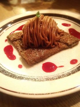 本日のデザートガレット