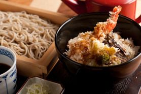ランチセット『ミニ天丼とお蕎麦のセット』