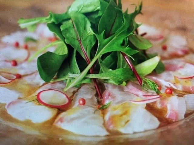本日のお魚カルパッチョ（780円）