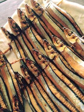 キビナゴの燻製