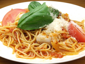 ベーコン＆バジルパスタ