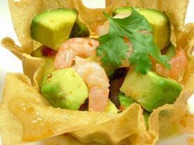 海老とアボカドのスイートチリソース