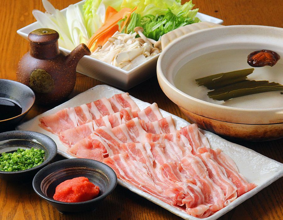 霧島豚のしゃぶしゃぶ鍋