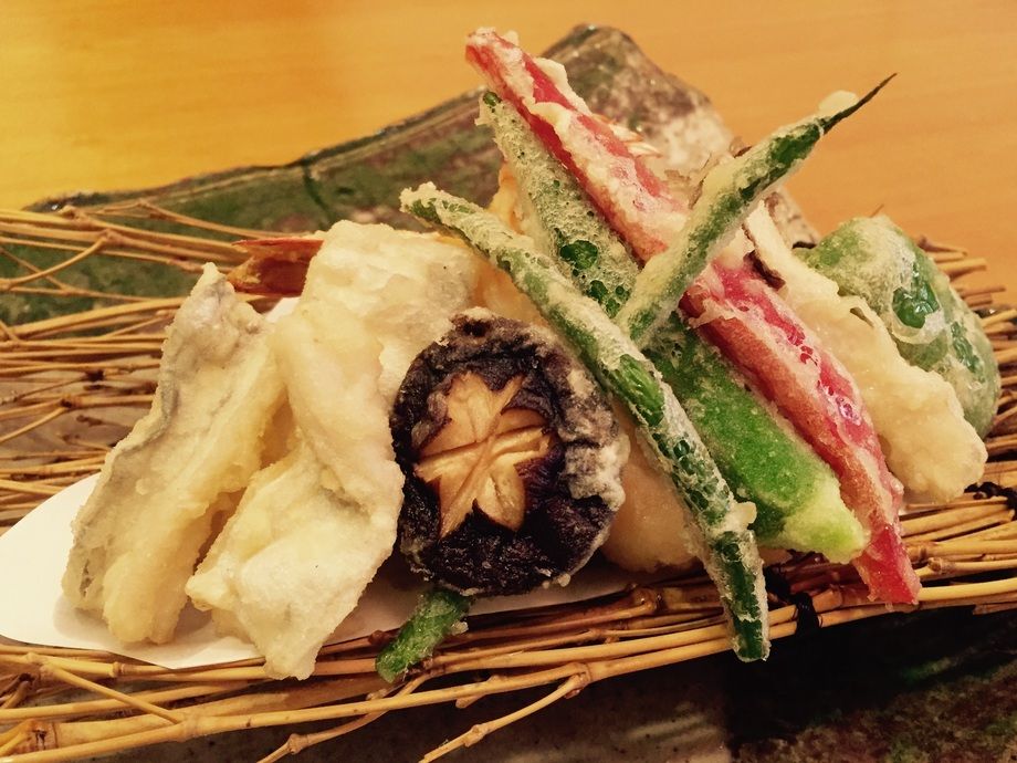 天婦羅盛り合わせ（¥1,400）