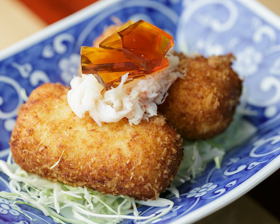 ずわい蟹のクリームコロッケ（1,280円）