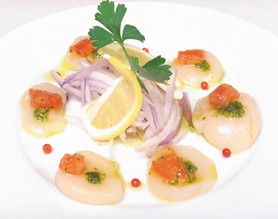 魚介のカルパッチョ