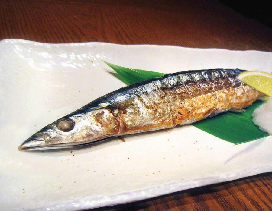 秋刀魚の塩焼き