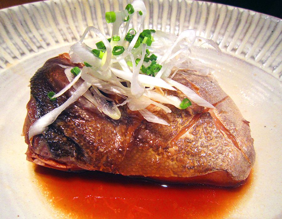 カンパチカマの煮付け