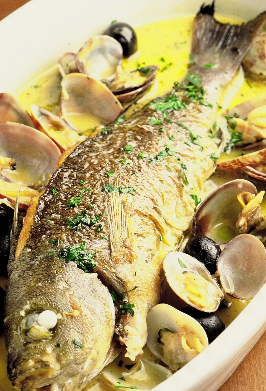 本日の魚のアクアパッツァ