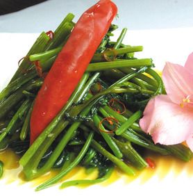 空芯菜のヌクマム炒め