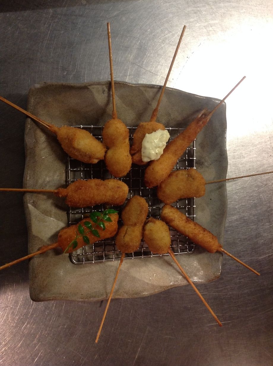 おまかせ串揚げ盛合せ 10本