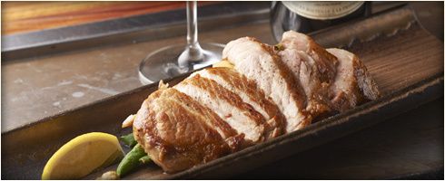 相模豚ロースの鉄板焼