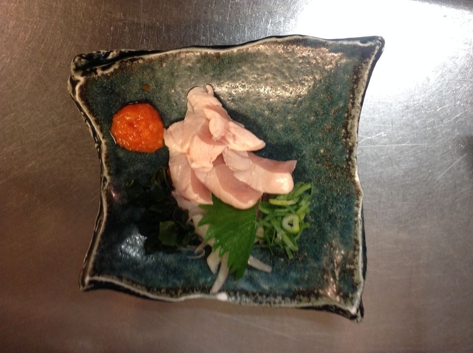 地鶏ささみタタキ