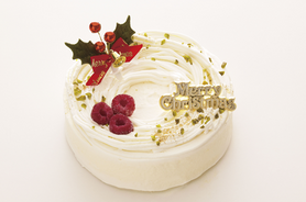クリスマスケーキ　ホワイトフロマージュ