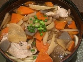 冬野菜のけんちん鍋うどん