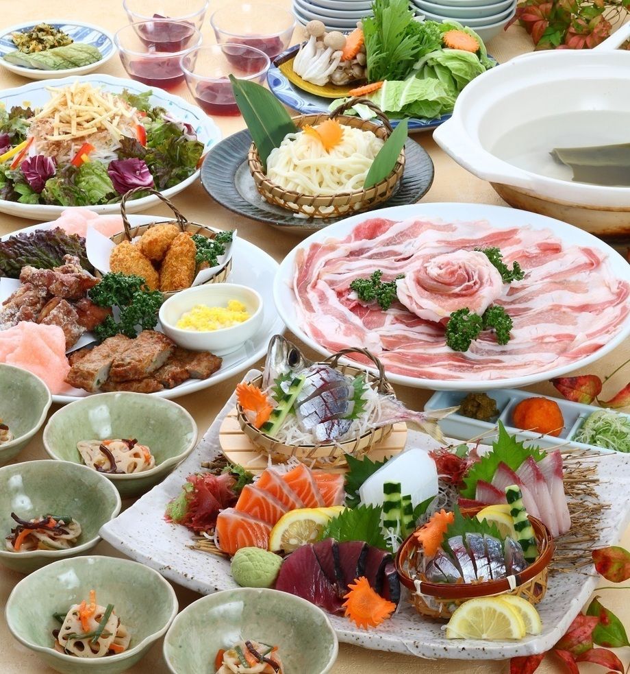 【宴会】 長崎ひかり豚しゃぶしゃぶコース