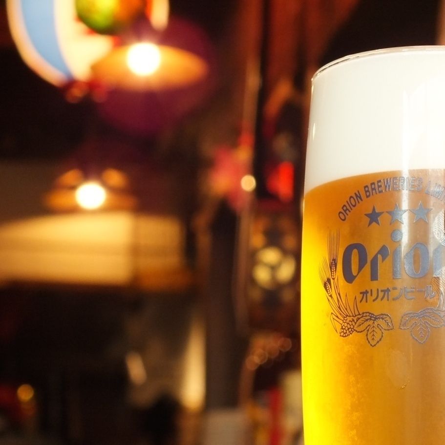 オリオンビール(樽生ジョッキ)（720円(税込)）