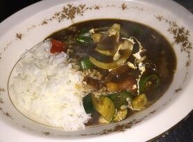 旬の野菜のカレーライス
