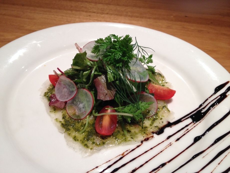 ３皿のプリフィックスメニュー