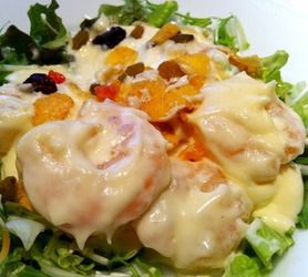 エビの特製マヨネーズソース炒め