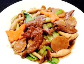 牛肉のオイスターソース炒め