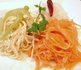 ジャガイモ・ニンジン・押し豆腐の前菜
