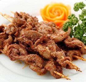 ラムの串揚げ　ズーランスパイス