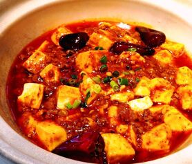 【激辛】土鍋マーボー豆腐